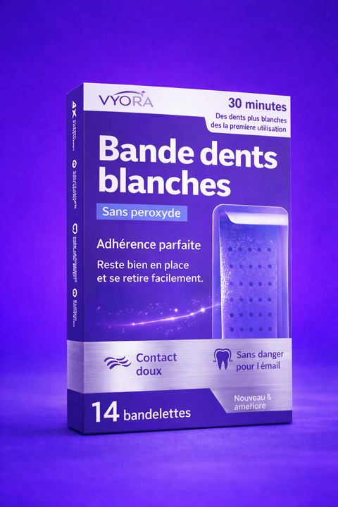 Bandes  Dents Blanche – Résultat dés première utilisation
